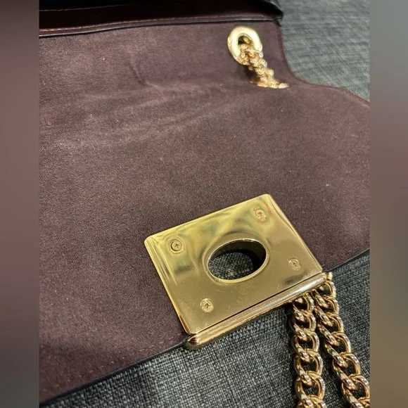 Vintage COACH Cassidy Crossbody Black Leather Shoulder Bag with Gold Hardware - Picture 15 of 16